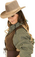 Unisex Fishing Hats Wide Brim Straw Panama Hat Fedora Beach Sun Hat UPF50+