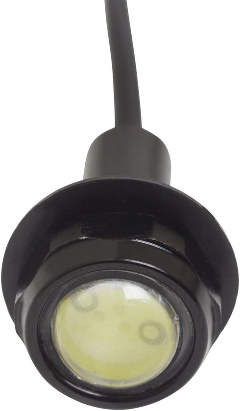 Yak-Power 2-Piece Super Bright LED Button Light Kit - White