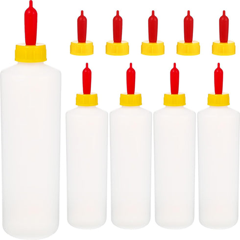 Angoily 400ml Goat Bottle, 5PCS Lamb Bottle Goat Feeding, Small Animal Milk