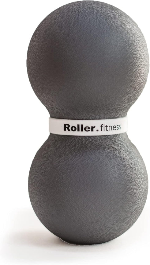 Roller Fitness 8-Inch Fitness Infinity Roller, Peanut Foam Massage Ball, Large Double Exercise Roller (Gray - Standard)