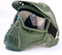 Tactical Mask for Airsoft, Full Face Tactical Gear, Impact Resistant with Goggles, Outdoor Activities