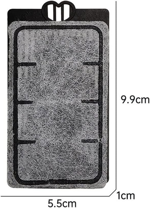 Aquarium Filter for Fish Tank, Water Clean Pump for Turtle Tanks, Reptiles, Amphibians, with 3PCS Cartridges