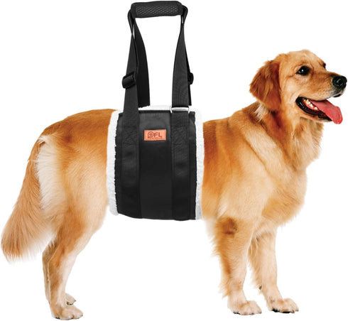 Adjustable Dog Sling Harness for Large Dogs, Soft Lift Support for Weak Rear Legs, Rehab for Senior and Injured Dogs