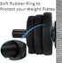 Weight Plate Holder Steel Wall Mounted Rack Storage for 2" Weight Plate, Mounting Hardware Included