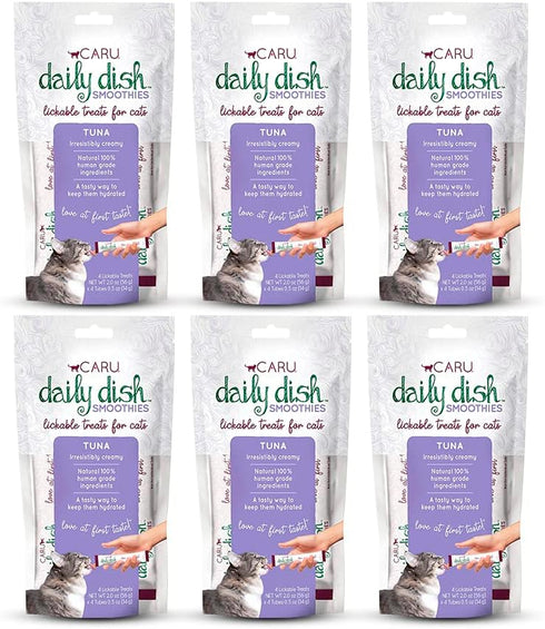 Caru - Daily Dish Smoothies - Lickable Tuna Cat Treat - 4