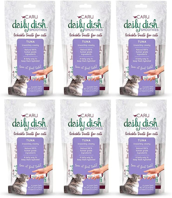 Caru - Daily Dish Smoothies - Lickable Tuna Cat Treat - 4
