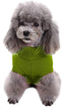 CHBORCHICEN Small Dog Sweaters, Knitted Pet Cat Warm Sweatshirt for Winter (Small, Light Green)