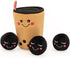 ZippyPaws Burrow, Food Buddies Boba Milk Tea - Interactive Dog Toys for Boredom - Hide and Seek Dog Toys, Colorful Squeaky Dog Toys for Small & Medium Dogs, Plush Dog Puzzles