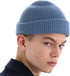 UNDERCONTROL Winter Trawler Fisherman Beanie, Unisex Stylish Plain Docker Skull Hat, Roll Up Watch Cap Color Pack