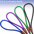Small Dog Leash, Lightweight Strong Nylon Rope 1/4" by 6/8/10 FT, Bright Classic Leash for Small Pets (6ft, Dark Blue)