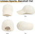Unisex Running Baseball Hat Waterproof Outdoor Sun Protection Hat for Men and Women