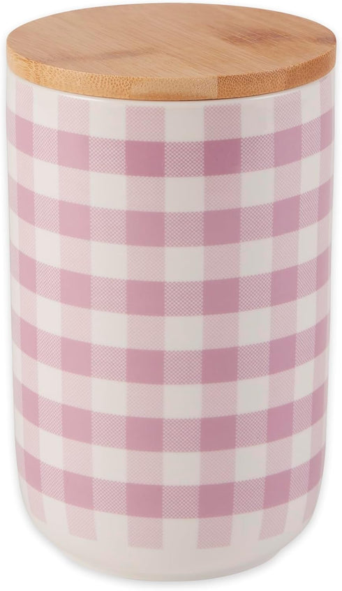 Bone Dry Ceramic Pet Treat Canister - Dishwasher Safe, Countertop Storage for Dog & Cat Treats, 4x6.5