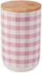 Bone Dry Ceramic Pet Treat Canister - Dishwasher Safe, Countertop Storage for Dog & Cat Treats, 4x6.5