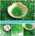 1 Pound Glass Stones Irregular Aquarium Decorated Pebbles for Fish Tank, Garden, and Vase Fillers (Green)