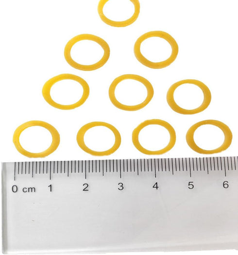 PET SHOW 1000pcs 10MM Dia. Rubber Bands for Dog Grooming DIY Hair Bows, 100G/Pack
