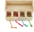 Bird Foraging Feeder Toy Training Intelligence Box Wooden for Parrot, Budgie, Parakeet, Cockatiel, Conure, African Grey