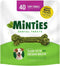 Minties Dental Chews for Dogs, 40 Count, Vet-Recommended Mint-Flavored Dental Treats for Tiny/Small Dogs 5-24 lbs, Dental Bones Clean Teeth, Fight Bad Breath, and Removes Plaque and Tartar