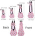 6-Piece Set Silkie(6D20P MANON ROSA Chicken Diapers Bantam Hens - Reusable with Bow Ties Poultry Nappies Washable