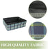 Collapsible Portable Cat Litter Box, Foldable Travel Litter Box, Waterproof, Standard Carrier Blue