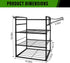 6 3 Universal Golf Stroller Attachment,Stroller Golf Bag for Clubs + Putter,Golf Club Holder for Stroller with Storage
