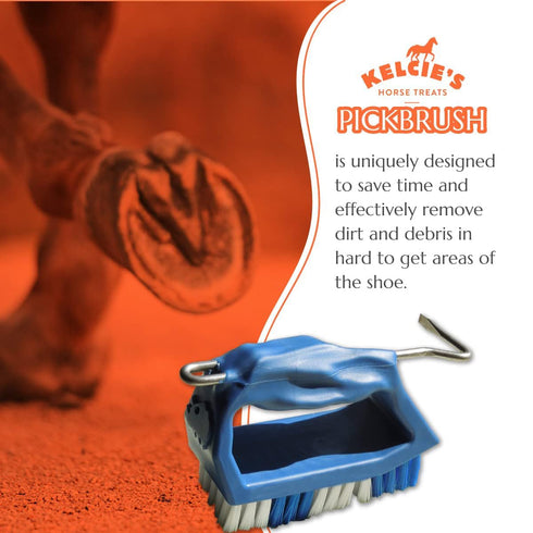 Slip-Proof Grooming Brush for Horses - Kelcie's Pick Brush Cleaning Tool