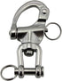 NRC&XRC Pair Jaw Swivel Snap Shackle 316 Stainless Steel for Sailboat Spinnaker Halyard & Diving
