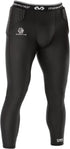 HEX Basketball 3/4 Tight with Hip & Tailbone Pads, Black, Size L