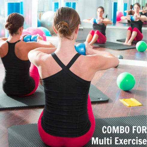 Yes4All Toning Ball, Soft Medicine Balls for Exercise, Perfect for Balance, Flexibility, 2-10lbs