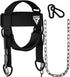 RDX Neck Harness Weight Lifting Training, 4MM Padded Neck Builder, Adjustable Steel Chain
