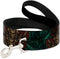 Dog Leash, Tattoo Johnny Zombie King, 4 Feet Long, 0.5 Inch Wide