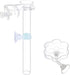 Aquarium Shrimp Feeding Dish and Tube Kit, Glass Feeder Tube, Acrylic Dish, Holder, 3 Lengths, 7.8, 11, 13.7 Inches