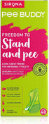 PeeBuddy 40 Funnels Portable Female Urination Device | Disposable Urinal Funnel for Travel, Camping, Hiking, Outdoor
