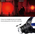 Zoomable LED Hunting Red Light Headlamp with 3 Lighting Modes, Water Resistant for Running, Camping, Hiking, Reading