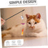 BESTOYARD Halloween Cat Wand Toys, Interactive Teasing Stick, Multifunctional Kitten Launcher
