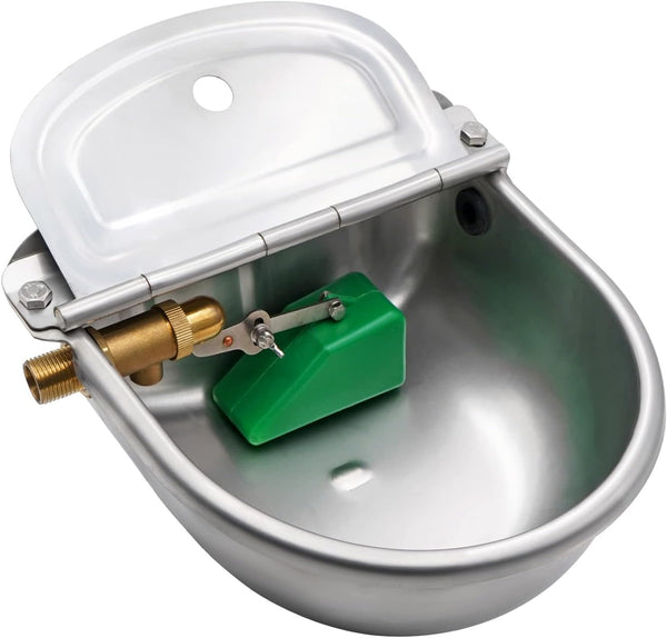 Automatic Dog Water Bowl Dispenser 85oz, 304 Stainless Steel Self-Filling Bowl with
