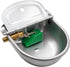 Automatic Dog Water Bowl Dispenser 85oz, 304 Stainless Steel Self-Filling Bowl with