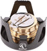 REDCAMP Mini Alcohol Stove for Backpacking - Lightweight Brass Spirit Burner with Aluminium Stand for Camping Hiking