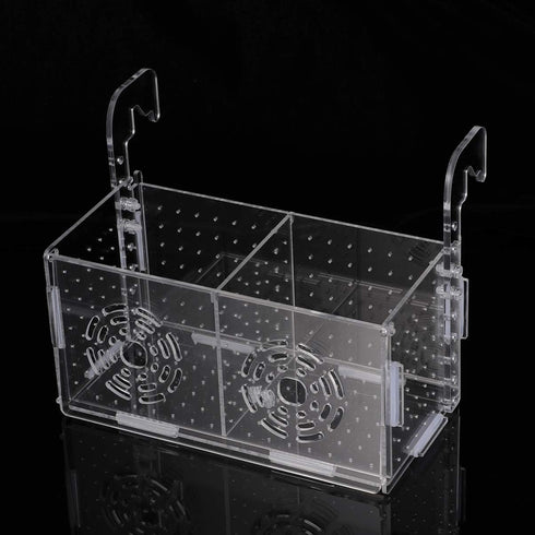 POPETPOP Fish Breeding Box, Acrylic Fish Acclimation Box for Small Fish and Shrimp