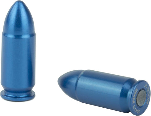 A-ZOOM 9MM 10PK Luger Snap Cap, Blue