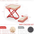 12.6-Inch 200LB Portable Stool Camping Stool,Mountaineering and Hiking Portable Folding Stools for Outdoor Gardening
