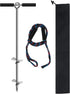 Sand Anchor - Beach Anchor with Removable Handle, Bungee Line & Carry Bag, 18"/24"/36" Length Auger for Beach