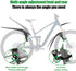 RBRL Adjustable Bike Fender Set - MTB Mud Guard for 24-29 inch Bicycles, Against Splashing Water