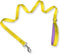 PHOEPET 5 Feet Dog Leash - Soft Padded Handle, Dual-Side Reflective, Fit for Hiking, Training, Camping (Yellow + Baby
