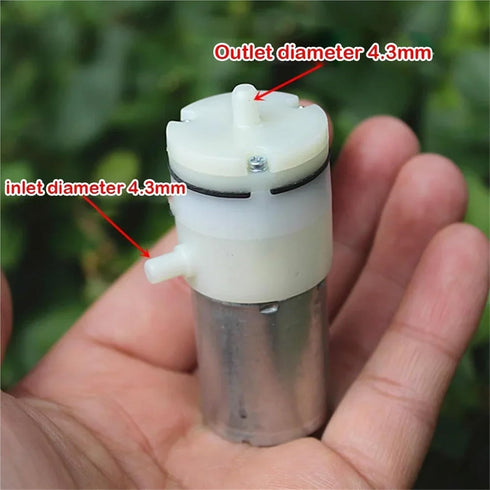 SWVABYI 1pc 3.7V 5V 6V 7.4V 370 Micro Air Pump Breast Pump Small Vacuum Diaphragm Negative Pressure Pump