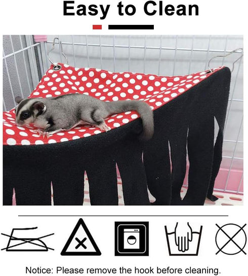WishLotus Hamster Hideout - Small Animal Hideaway Tent for Chinchilla, Guinea Pig, Hedgehog, Rat, Squirrel, and Bunny