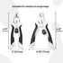 TwoEar Dog Nail Clippers with Light - Dog Nail Trimmers with Quick Sensor & Safety Guard for Medium Large Dogs
