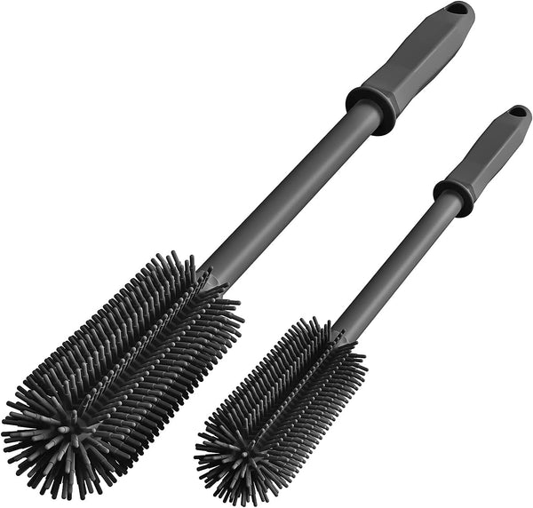 SUPPHOUS Long Silicone Bottle Cleaning Brush | 2 Pack| 16+13Water Bottle Brush Cleaner