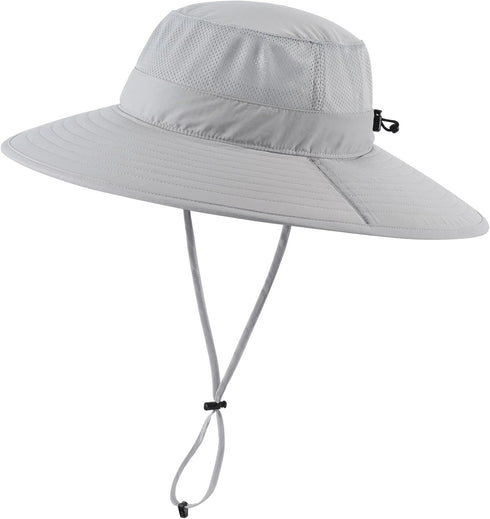 UPF50+ Men's Sun Hat by Home Prefer, Wide Brim Fishing Hat, Foldable UV Protection for Beach Gardening