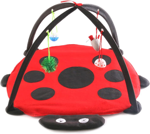 Cat Ferret Play Mat Indoor Funny Activity Exercise Tent Hanging Toy Hideout