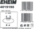 Eheim Ventouse à Clip pour Aquariophilie, 16/22, 2 Pièces